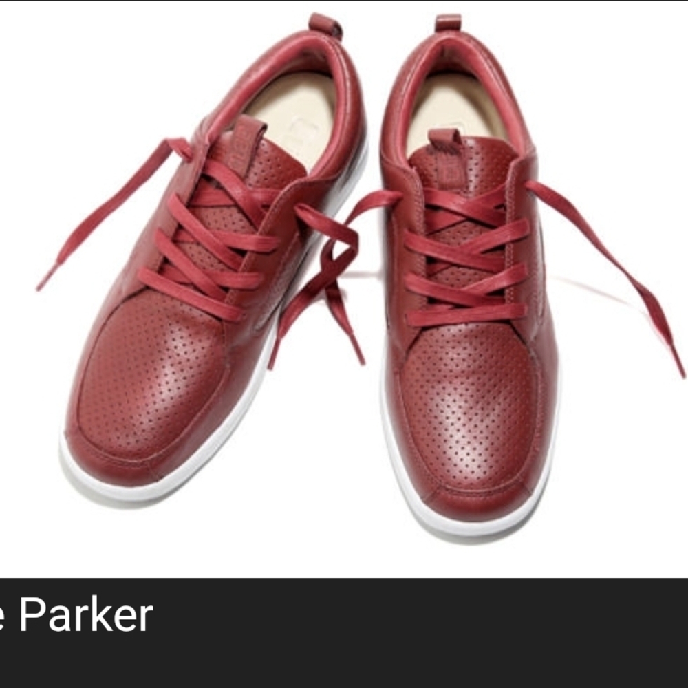 Clae Parker Red Sneakers